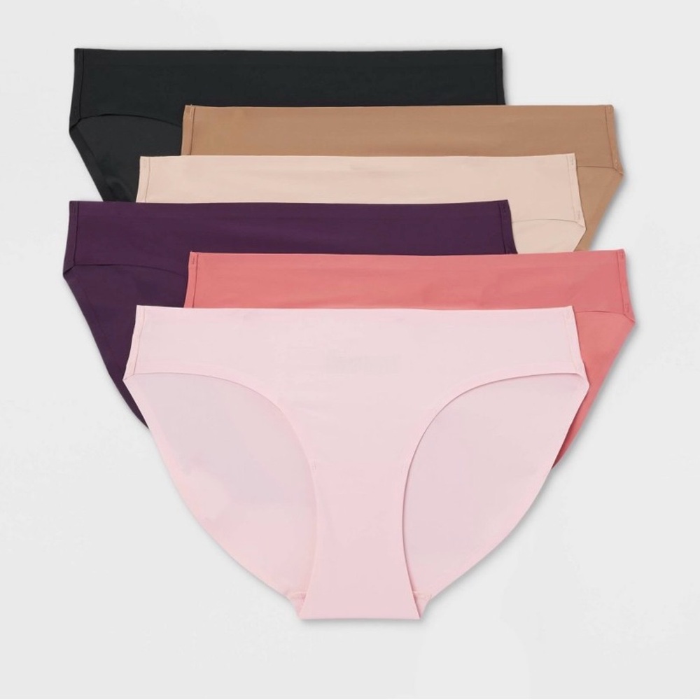 Women’s 6PK Bonded Microfiber Bikini Underwear XS(0-2)